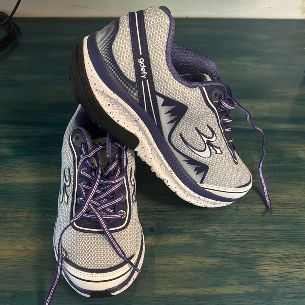 MBT Women's Athletic Shoes in Gray and Purple